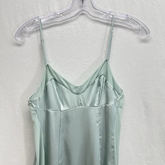 Intimately Free People City Cool Midi Slip Dress Size XS Ice Blue - Picture 3 of 14